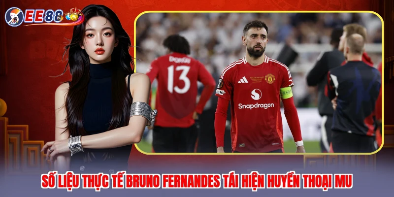 Số liệu thực tế Bruno Fernandes tái hiện huyền thoại MU
